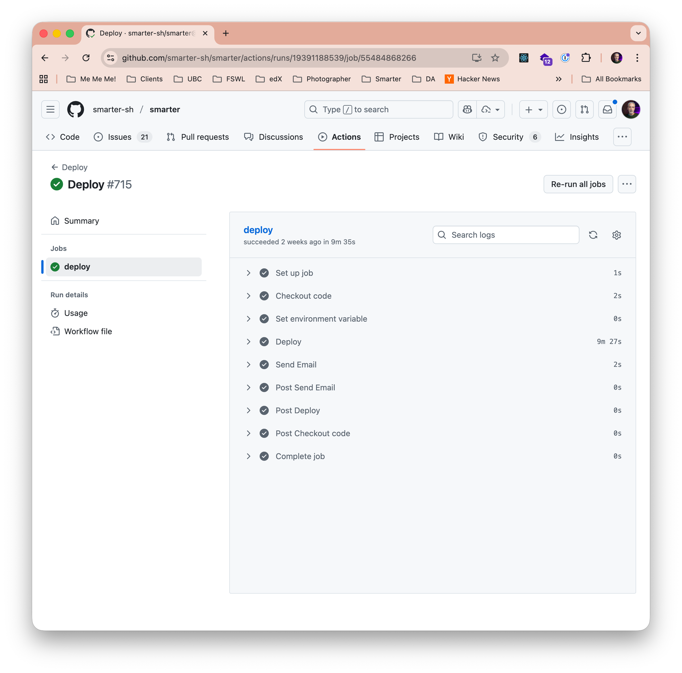 Smarter GitHub Actions Deploy
